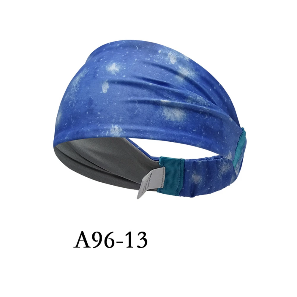 Нескользящие напульсники, повязка на голову, для занятий теннисом, йогой, баскетболом, бегом, спортивным бегом, спортом, для пота, головной убор для волос - Цвет: A96-13