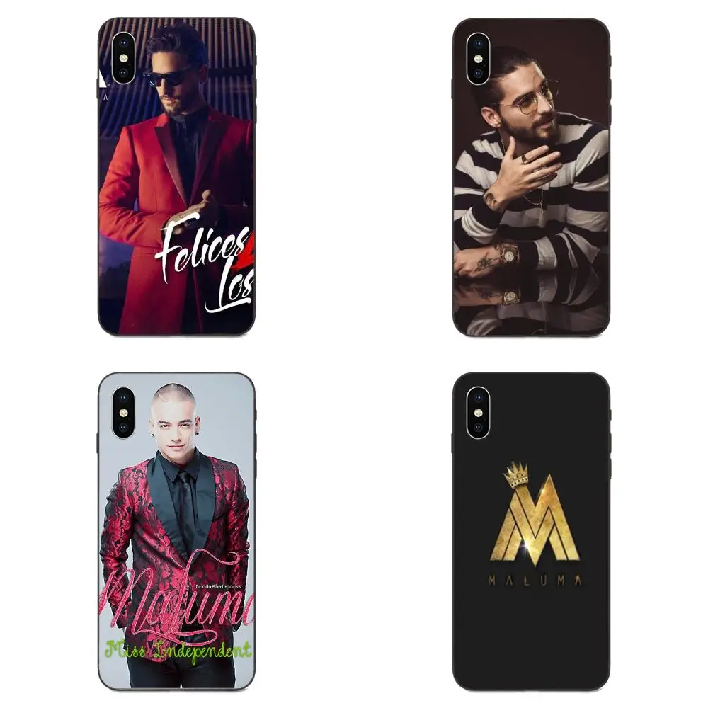 Для Apple IPhone X XS Max XR 4 4s 5 5S SE 6 6S 7 8 Plus Мягкий чехол из ТПУ с принтом для телефона с изображением певицы малума