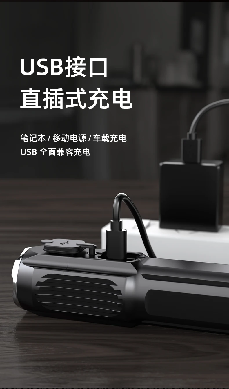 Lanterna de Acampamento Equipamentos ao ar Usb à Prova Inteligente Tático Lanterna Dwaterproof Água Poderosa Recarregável Tochas Linternas Livre 13 à prova dwaterproof água poderosa lanterna recarregável
