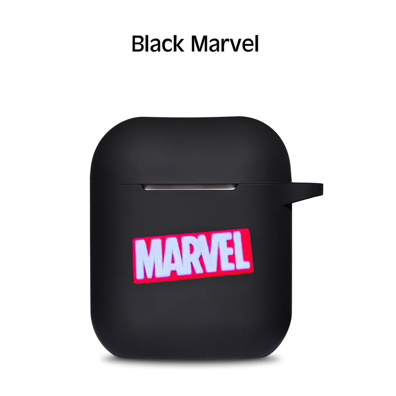 Мультяшные Мстители, беспроводной Bluetooth чехол для наушников для Airpods, противоударный защитный чехол для Apple Air Pods, силиконовый чехол - Цвет: Marvel