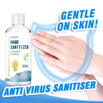 

50ML Hand Sanitizer Gel Bottle Large Capacity Disposable Long-lasting Quick-drying Sterilization Hand Sanitizer Bottle Hot Sale