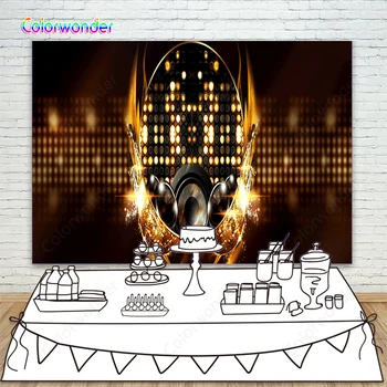 

Disco Party Backdrop Banner Music Club Burn Fire Night Photo Background For 70's 80‘s Music Party Decor Backdrop For Photography