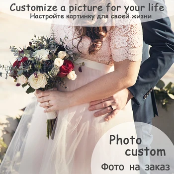 

Photo custom 5D diamond embroidery private custom wedding photos baby cross stitch diamond mosaic home decoration painting wxz
