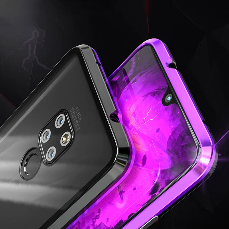 Двусторонний чехол с магнитной адсорбцией на 360 градусов для huawei P20 P30 mate 30 20 lite Pro Honor 8X9X10 20 V20