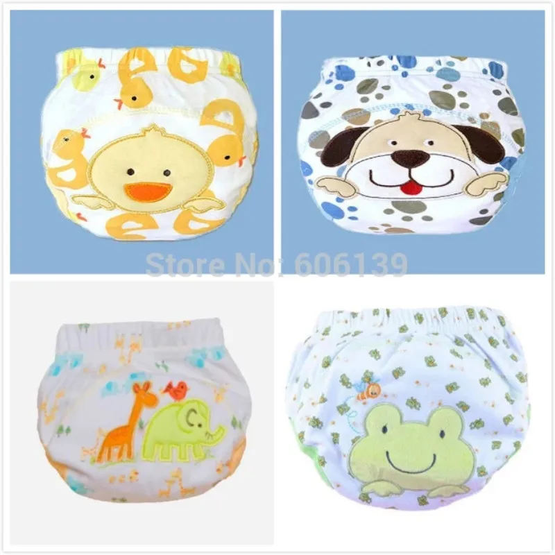 Трусы Детские Водонепроницаемые 4 шт./лот|newborn underwear|newborn pantiespotty pants |