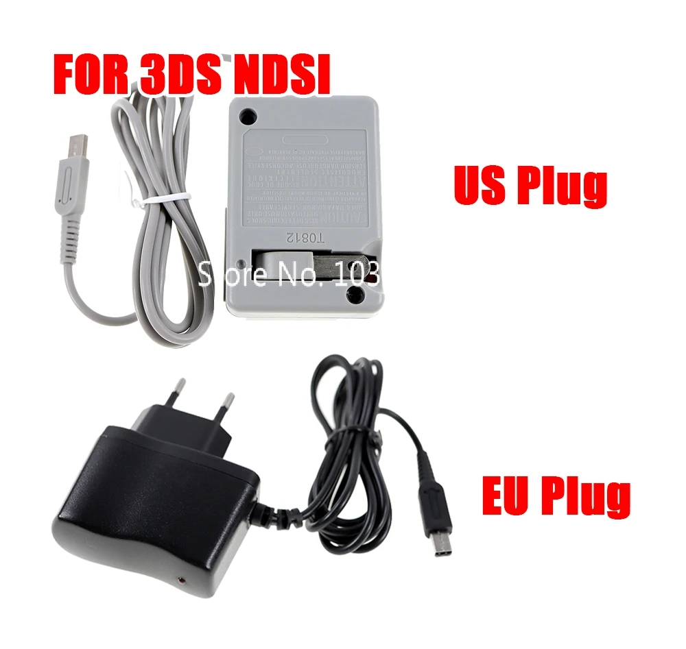 Eu Us Plug Caricabatterie Da Viaggio Adattatore Caricabatterie Ca Per Nintendo 3Ds Dsi Ndsi Xl Dsi Ll Plug In Connessione Uso In Commutazione