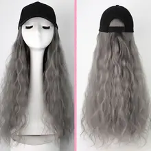 6 цветов, парик, бейсбольная шляпа, модный парик, Завитый парик, бейсбольная шляпа, крутая бейсбольная шляпа, дизайн, шляпа