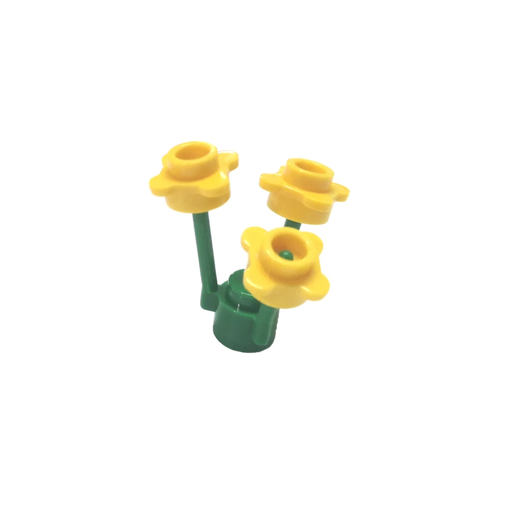 120Suit/lot DIY Building Blocks Flowers and Grass Special Accessories Bricks Size Compatible With 33291 kids Toys Educational | Игрушки и