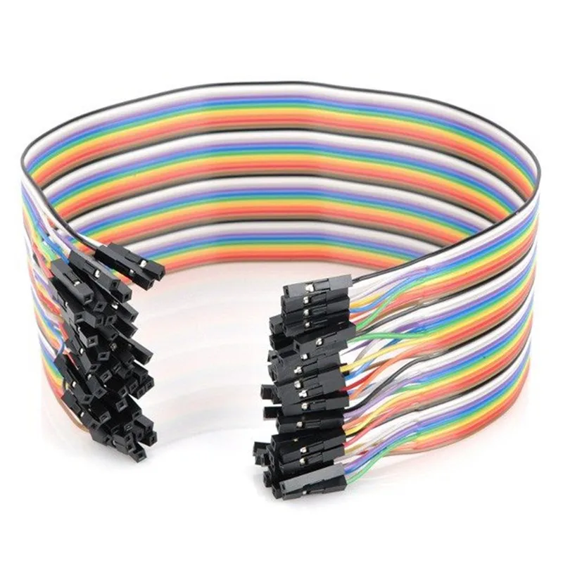 

2018051601-qingqingwangbaolong80-4399-7-colour Cable 44 Pin IDE Extension Data Ribbon Cable Line Dual Device High Quality