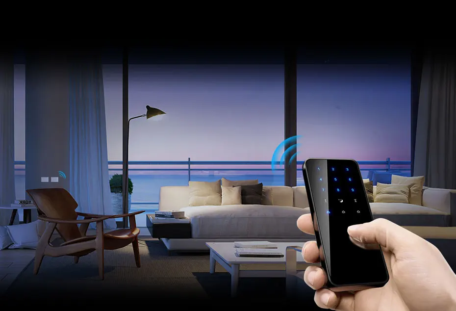 livolo padrão interruptor de painel de vidro de cristal interruptor de luz de controle de toque