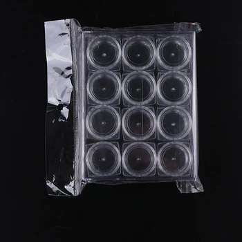 

1Pc Plastic Jewelry Bead Storage Box Transparent Rectangle Diamond Painting Tool Container Case Pills Screw Organizer
