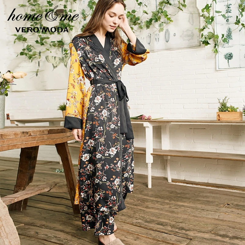 Vero Moda женский халат с принтом разных цветов | 3191R1502|Халаты|