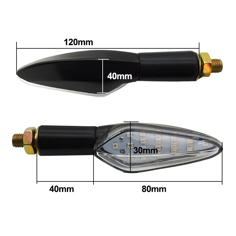 Approved Motorcycle Turn Signals E4 Motorcycle Flasher E Mark LED Light Built Relay LED Turn Signals motorcycle turn signal