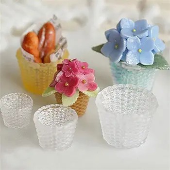 

3D Silicone Mold Flower Basket Fleshy Green Plants Molds Handmade Jewelry DIY Making Mould Tools