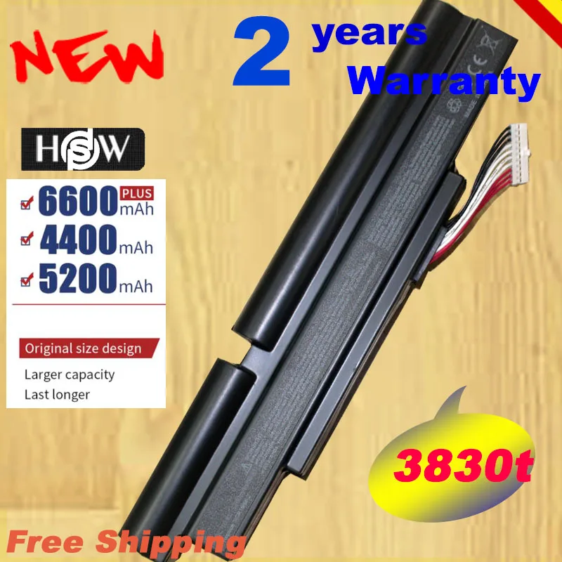 Аккумулятор HSW для ноутбука Acer Aspire TimelineX 3830T 4830T 5830T 3830TG 4830TG 5830TG 3INR18/65 2 AS11A3E AS11A5E 6C