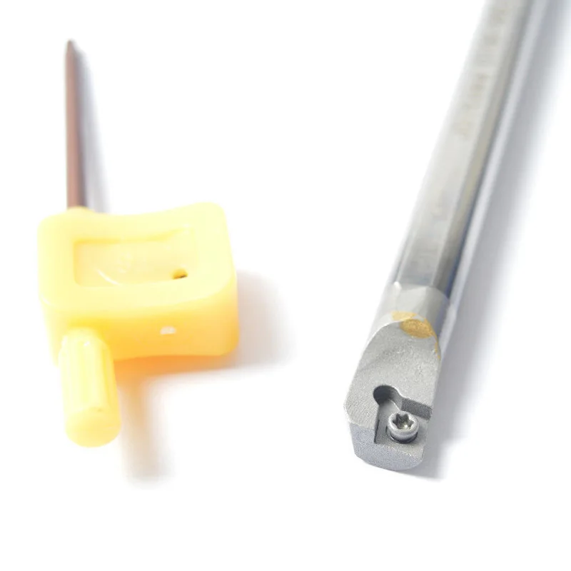

External Holder CNC Boring machining Wrench CCMT0602 Lathe Turning Solid Carbide Set C10K-SCLCR06 T8