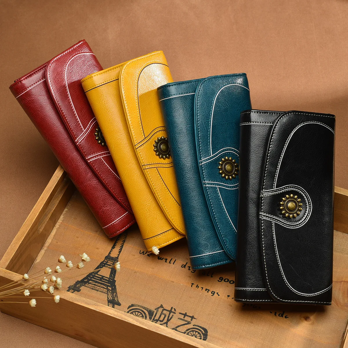 

Nalan Du Wallet Women's 2019 New Style Autumn And Winter Korean-style Genuine Leather Multi-functional Long Mobile Phone Leather