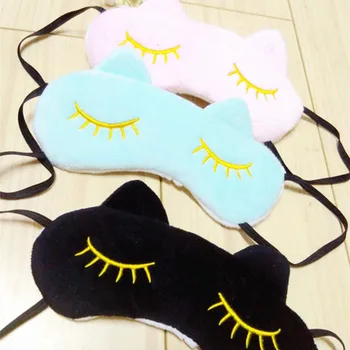 

3D Unicorn Eye Mask Cartoon Soft Sleeping Mask Plush Eye Shade Cover Eyeshade Relax Mask Suitable For Travel Home Party Gifts
