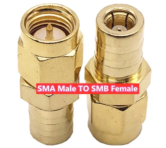 New 4 Kit SMB To SMA  Coaxial RF Connector Adapter Antenna Cable Aerial For DAB Radio