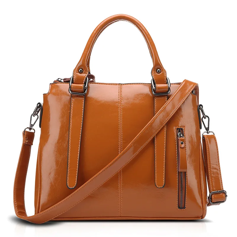 

Korean-style with Leather Saffiano Bag 2019 Autumn New Style Simple Women's Handbag Fashion Large-Volume Crossbody Bag