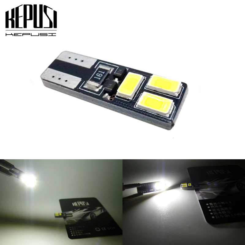 T10 LED CANBUS 5630 6 SMD Автомобильные внутренние фары W5W 194 168 автомобильные габаритные