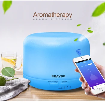 

KBAYBO Air Humidifier Essential Oil Diffuser Aromatherapy mist maker for home bedroom with APP Remote Control Humidificador