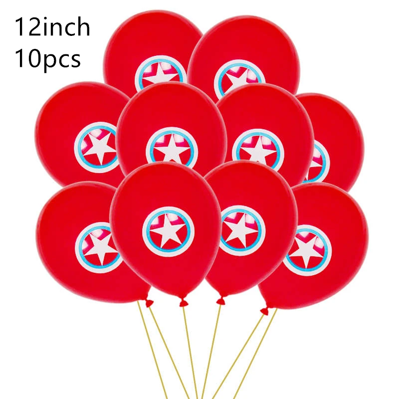 Balloons 10pcs Вечерние воздушные шары Бэтмена, Человека-паука, Железного человека, Халка, воздушные шары супергероя, Супермена, Детские воздушные шары с днем рождения - Цвет: Balloons 10pcs