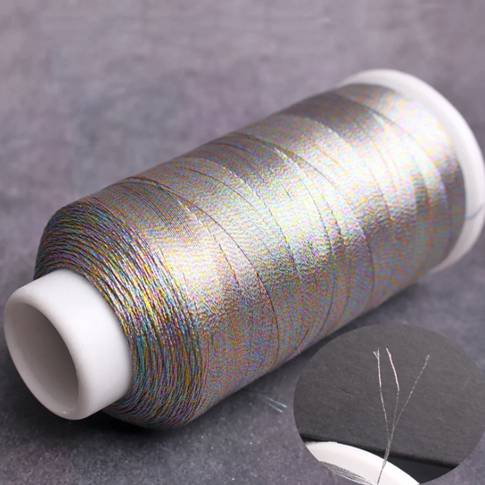 DIY большая катушка Золотая проволока серебряная красочная для бисероплетения