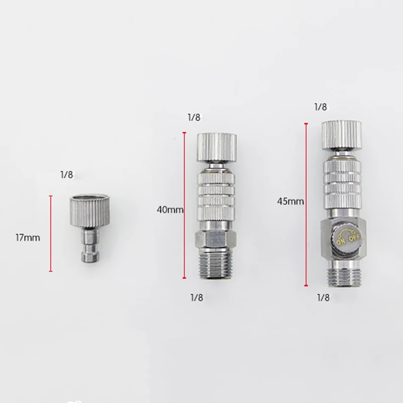 Высокое качество 1/8 фитинг дюймовый Аэрограф БЫСТРОРАЗЪЕМНАЯ Соединительная муфта соединительная часть прочный для домашних инструментов фитинг аэрографа