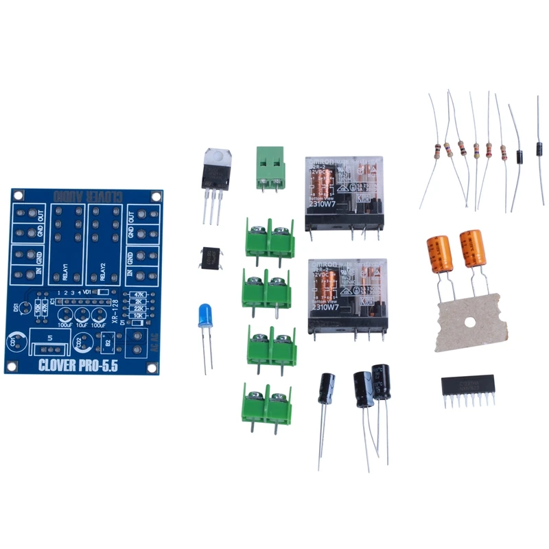 12 24V двойной релейный 7812 + UPC1237 модуль защиты динамика DIY Kit для HIFI|Портативные