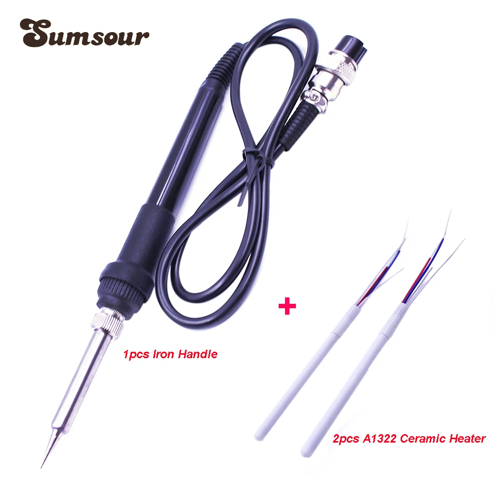 Soldering Iron Soldering Iron Stand Original Saike Soldering Station 852D++ 909D 898D Universal Soldering Iron Handle With 2 Additional Heating Elements