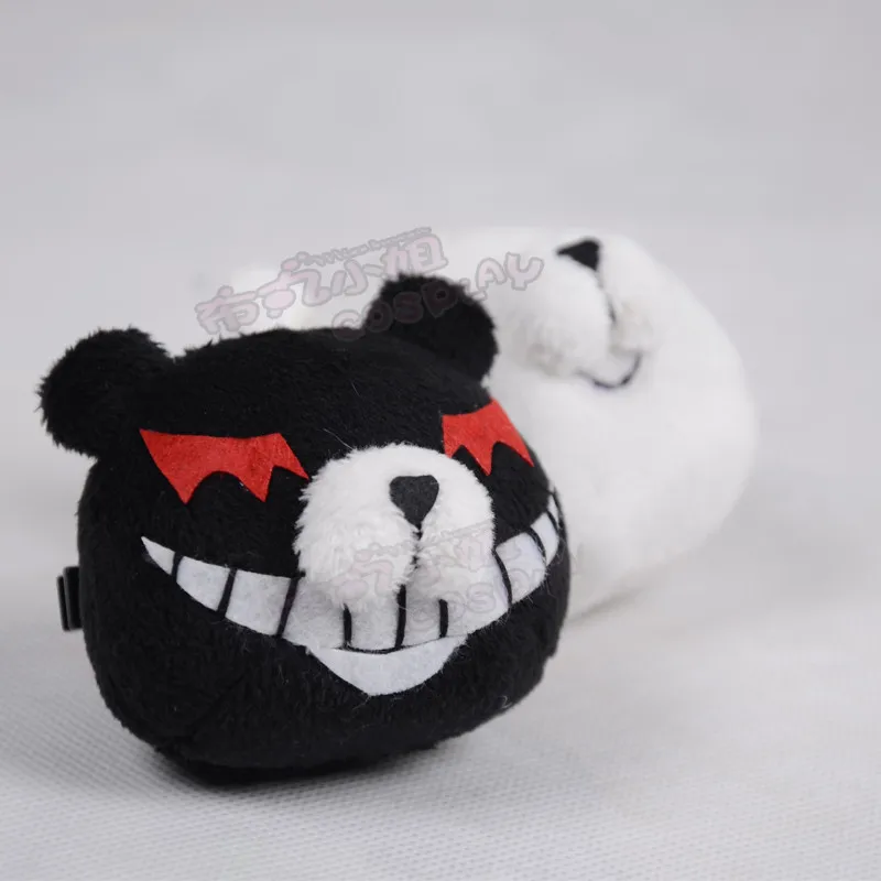 New Anime Dangan Ronpa Enoshima Junko Mono Kuma Bear Hairpin Rabbit Hair Clip Halloween Cosplay Plush Hair Clip Toy Gift