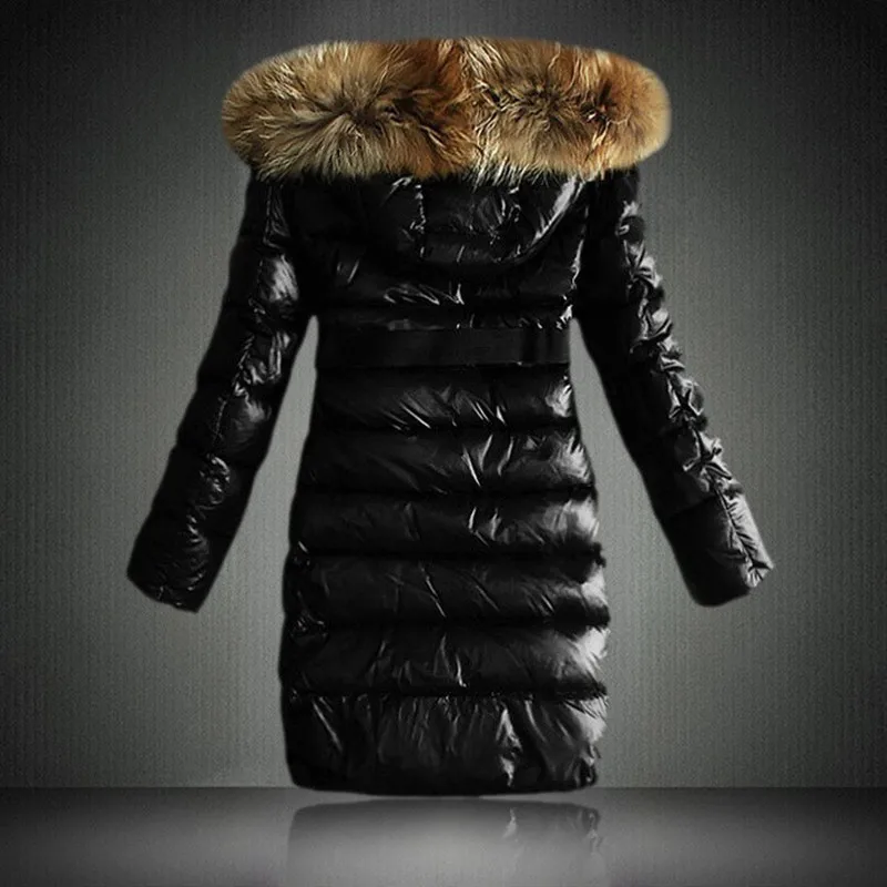 Большие размеры, хлопковое пальто для женщин, зимняя теплая куртка, модное пуховое хлопковое пальто, длинная Большая Меховая парка, Женское пальто, зимнее женское пальто