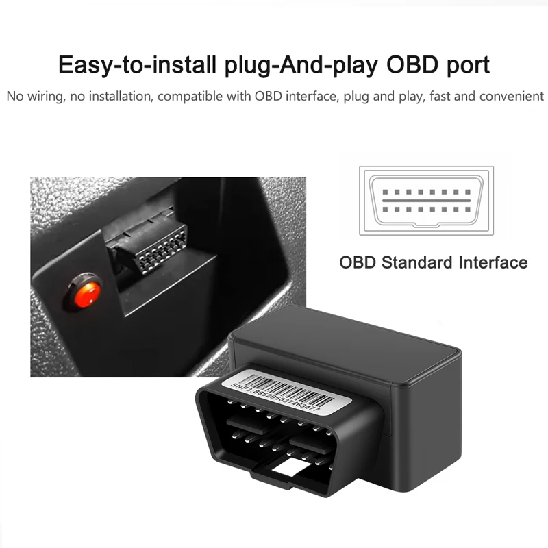  VODOOL OBD II GPS Tracker 16Pin OBD Plug & Play Auto GSM OBD2 OBDII Positioning Tracking Gerät GPS 