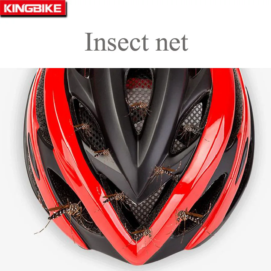KINGBIKE Cycling Helmets casco ciclismo Ultra-light Breathable with Back Warn Light Superlight 21 Vents MTB Road Bicycle Helmet