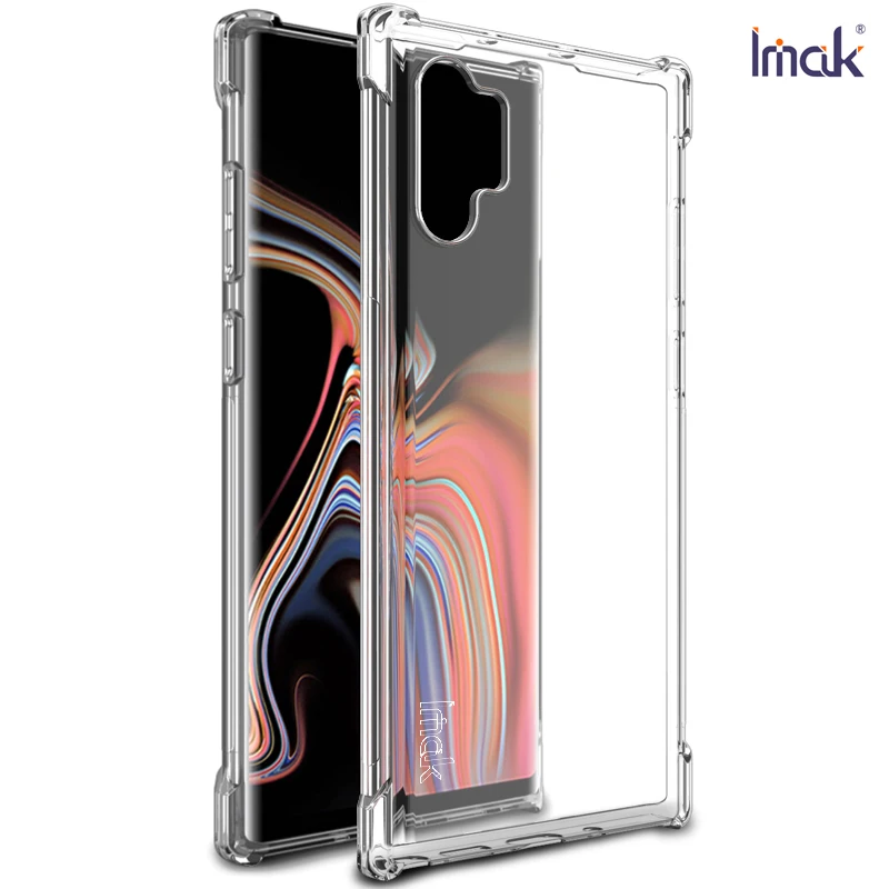 Чехол для samsung Note10 плюс с украшением в виде кристаллов чехол samsung Примечание 10 чехол IMAK 360 Защитный TPU для samsung Galaxy Note 10 Etui Note10