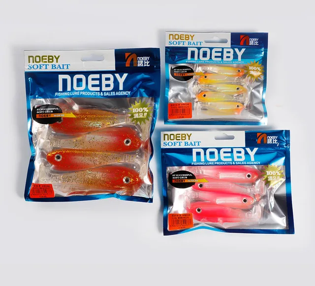 NOEBY 6pcs/lot Soft Lure 75mm/2.5g T- Fishing Lures Soft Worm Japan Shad  Swimbait Jig Head Fly Fishing Silicon Rubber Fish : NW208, 1pack 6pcs :  : Sports, Fitness & Outdoors