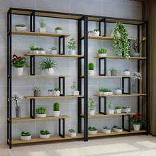 Airs Крытая гостиная провинция пространство железная художественная Цветочная стойка балкон украшения Северной Европы для заземления зеленая Роза стойка