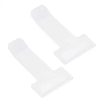 

2PCS Vehicle Car Parking Transparent Ticket Clips Ticket Folders for Office Clamping