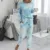 Loungewear women child kids pajama set home wear tie-dye print sleepwear fashion весна лето с длинным рукавом пижамы женщины Повседневные
