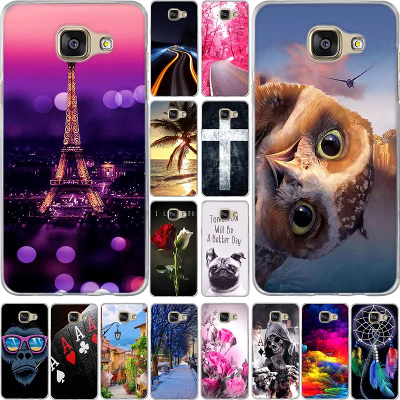 Чехол для samsung Galaxy A5 2016 A510 A510F чехол телефона класса люкс 3D рельефная Мягкая