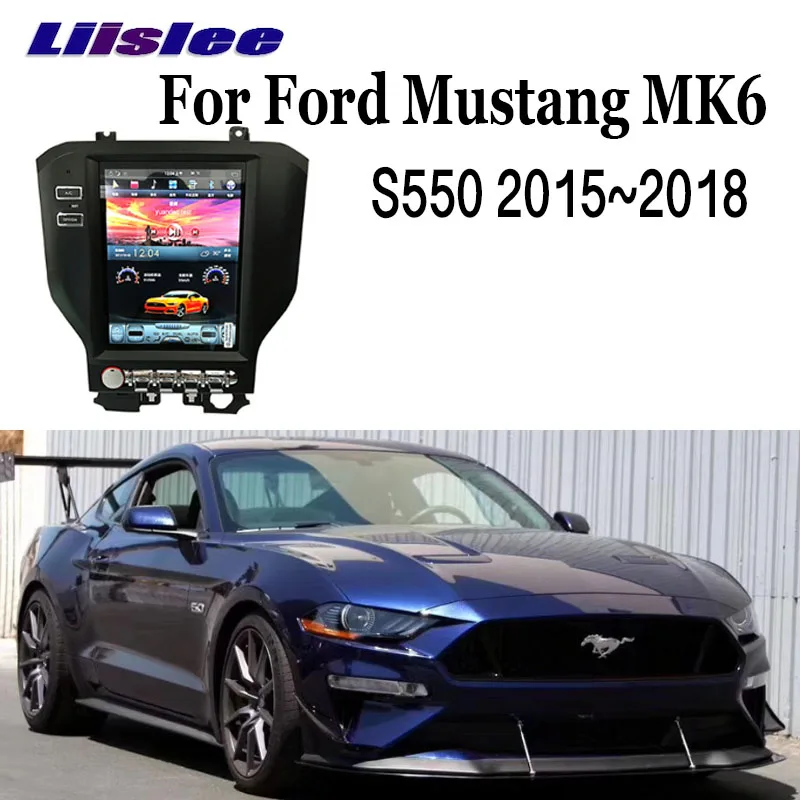 For Ford Mustang MK6 S550 2015 2016 2017 2018 2019 LiisLee Car Multimedia GPS WIFI Carplay Audio 10.4 inch Radio Navigation | Автомобили