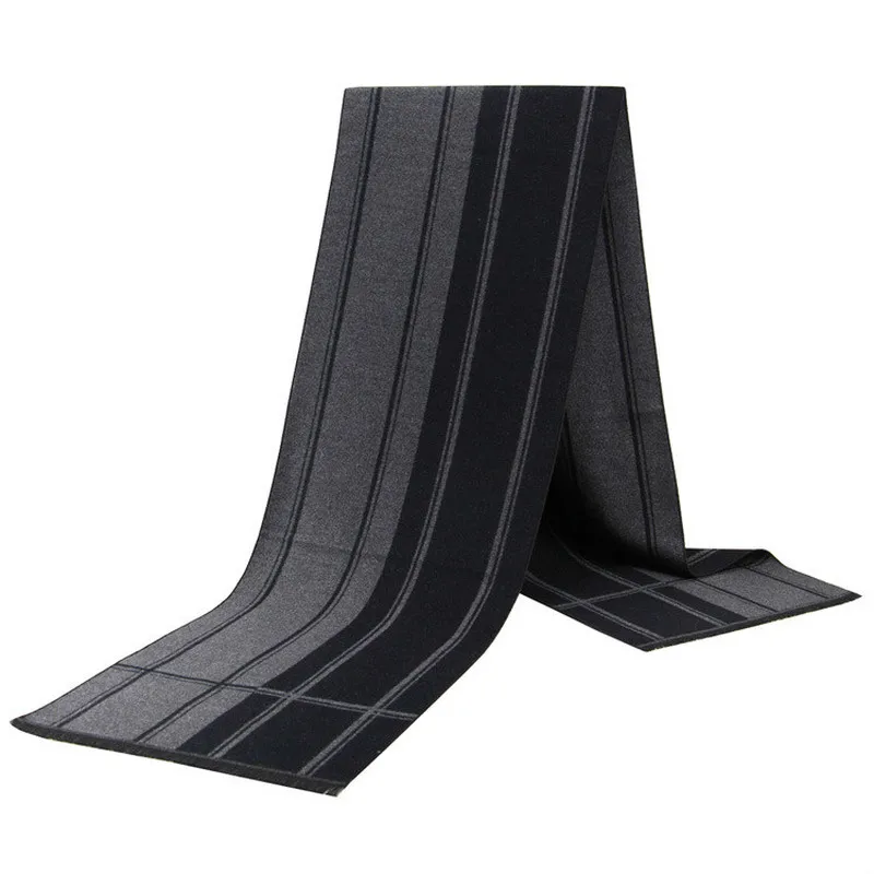 

2020 new men's scarf Korean winter warmth imitation cashmere scarf men's business fashion all-match scarf to keep warm