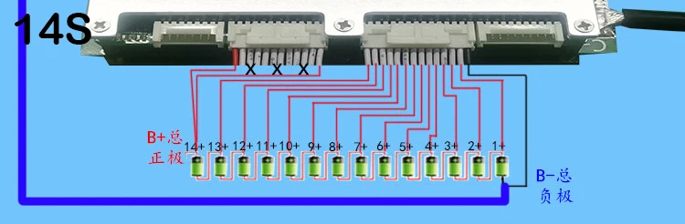 Тонкая версия Smart 300A 200A 70A литиевая батарея Защитная плата BMS Lipo lifepo4 LTO 10S 21S 24S Ant 60V 48V Bluetooth