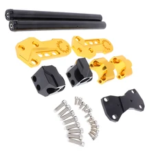 7/" 22 мм перекладина руля сцепление для черный+ золотой мотоцикл Мотоциклы