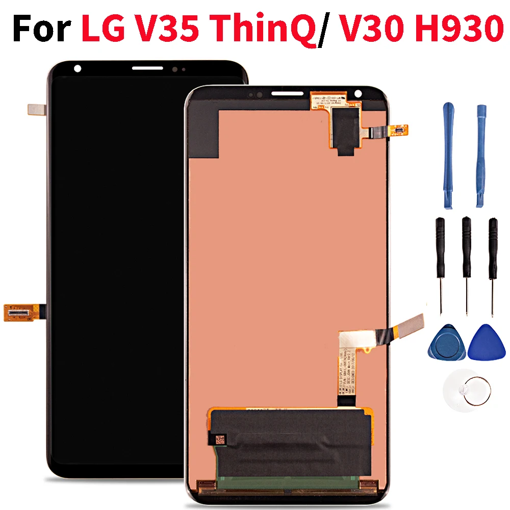 ЖК-дисплей для LG V35 ThinQ ЖК-дисплей с сенсорным экраном дигитайзер сборка часть для LG V30 H930 VS996 LS998U H933 LS998U