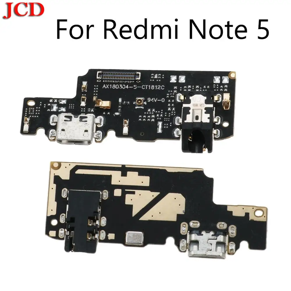 

JCD For Redmi USB Charging Port Dock Plug Jack Connector Charge Board Flex Cable With Microphone For Xiaomi for Redmi Note 5