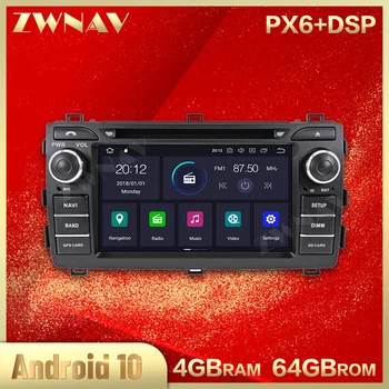 

DSP Screen Carplay 2013 2014 2015 For Toyota Auris Android Player Display Stereo Audio Radio Recorder GPS Navigation Head Unit