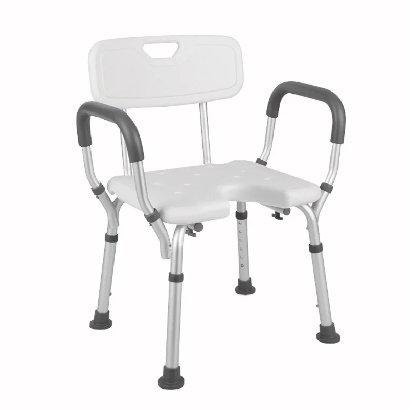 Furniture Older Pregnancy Toilet Chair Kids Disabled Bath Seat Shower Stool 6 Height Adjustable Non Slip Home Bathroom Tub Aids