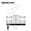 OG-EVKIN – Cadre de vélo en carbone CF-052 27.5er/29er MTB, ossature de VTT, 135x QR ou 142x12 à travers le disque d'essieu, BB92 ► Photo 2/6